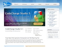 Tablet Screenshot of codecharge.com